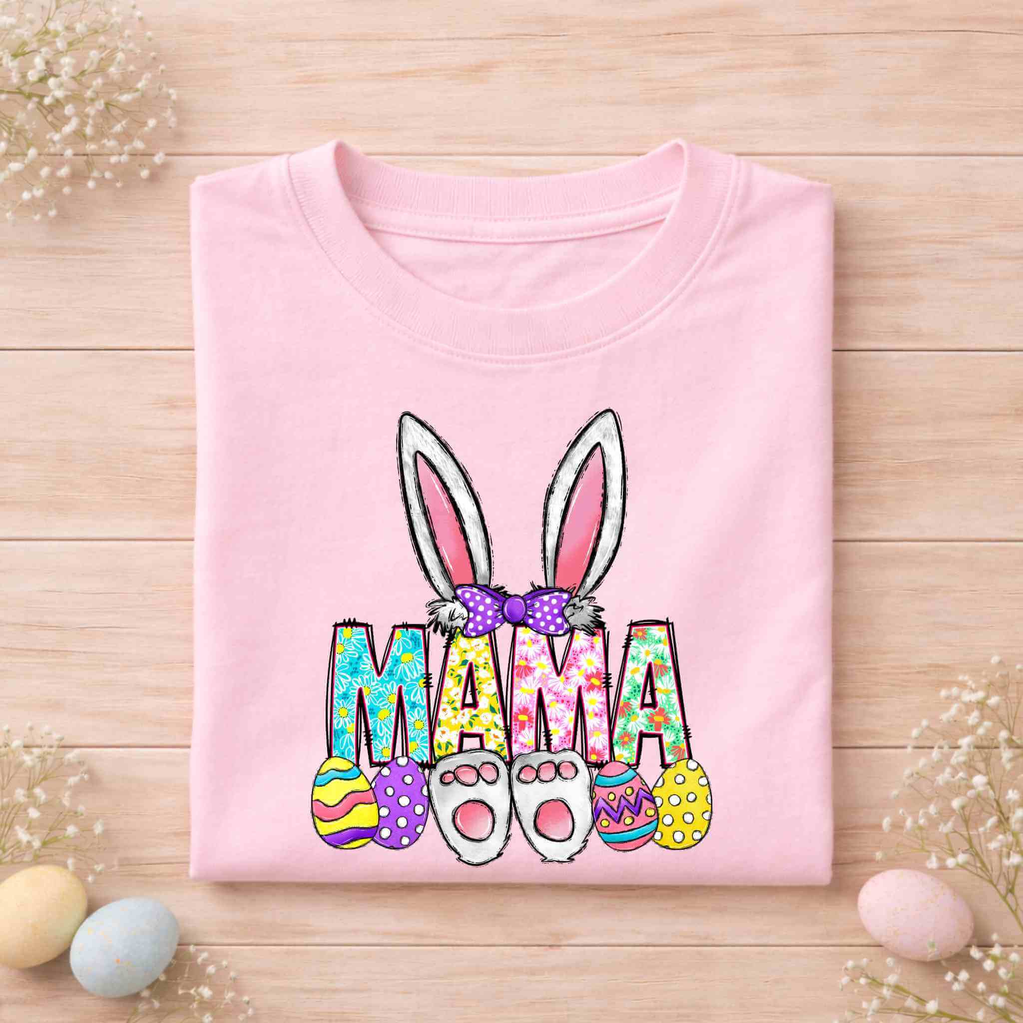 Easter Bunny Shirt – Granny, Mimi, Nana or Mama Spring T-Shirt Becca's Banging Designs