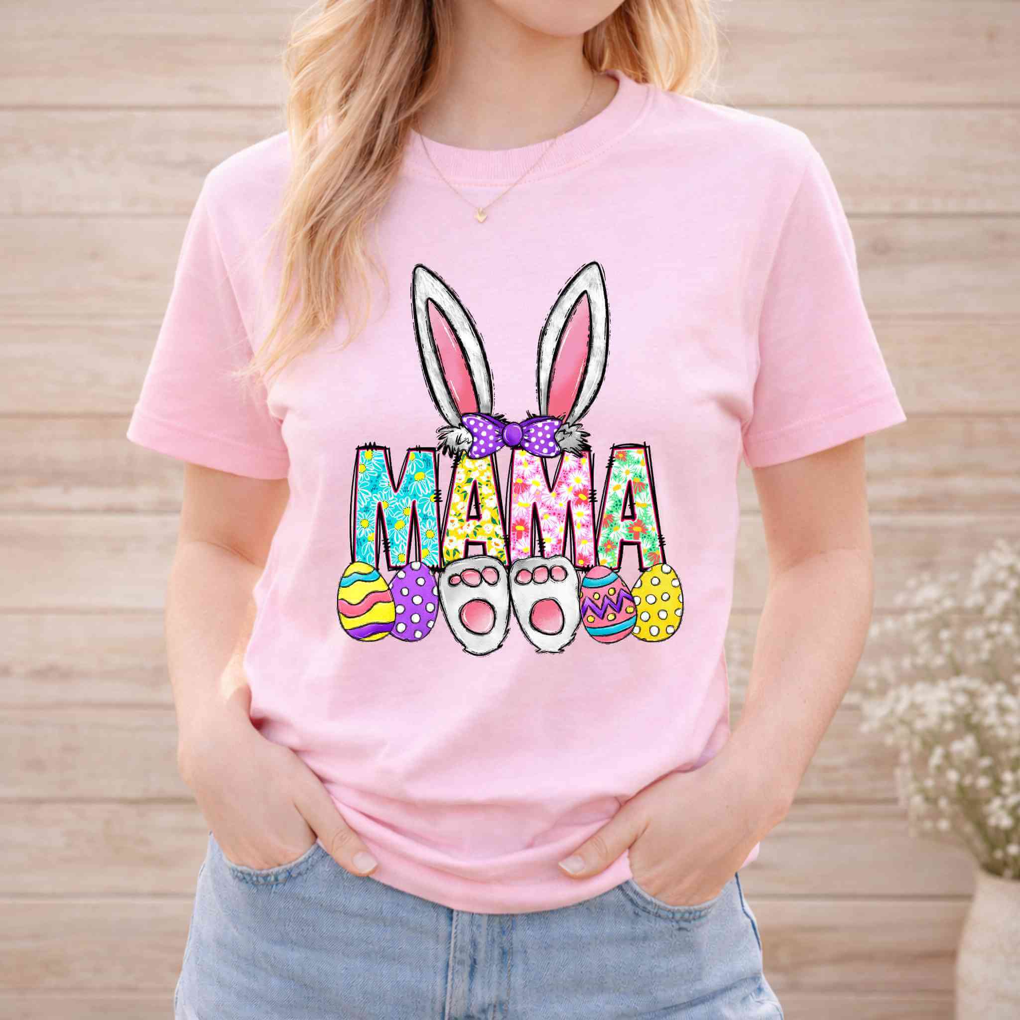 Easter Bunny Shirt – Granny, Mimi, Nana or Mama Spring T-Shirt Becca's Banging Designs