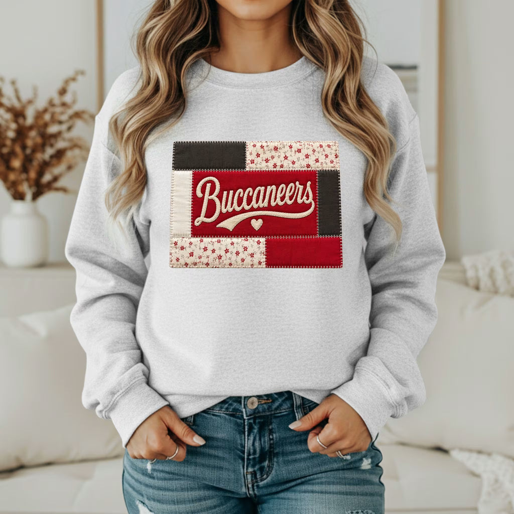 Custom Team Inspired Patchwork Sweatshirt