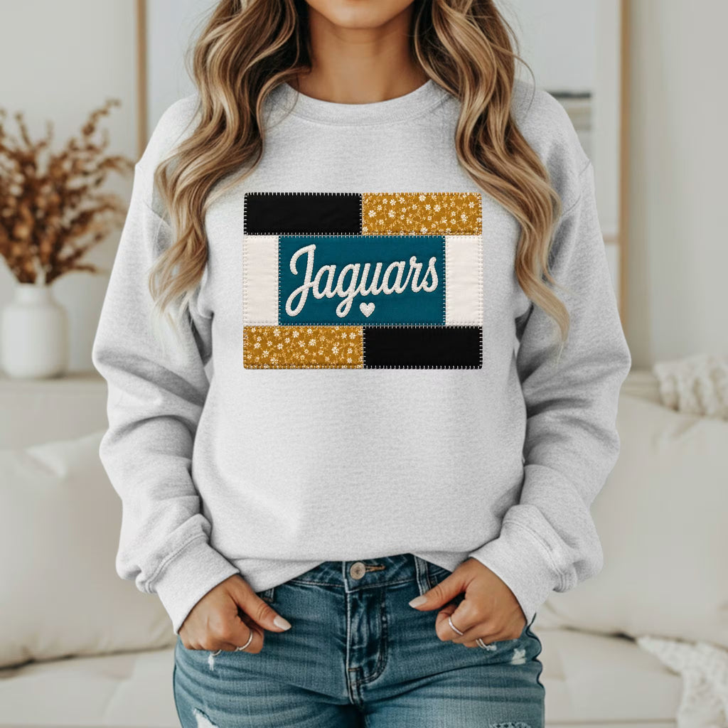Custom Team Inspired Patchwork Sweatshirt