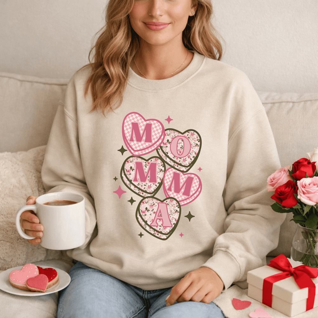 Family Hearts Sweatshirts - Becca's Banging Designs