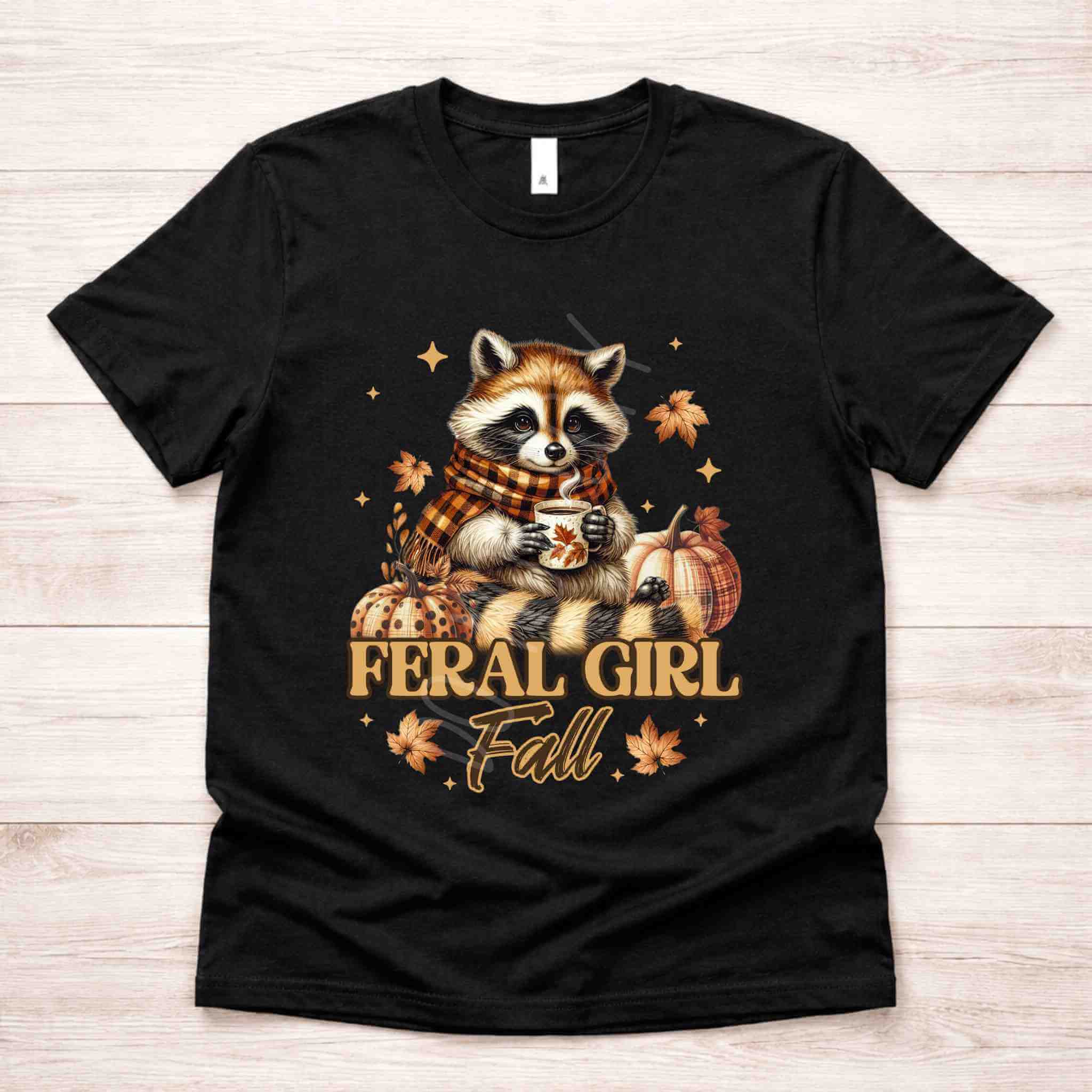 Feral Girl Autumn T-Shirt Becca's Banging Designs
