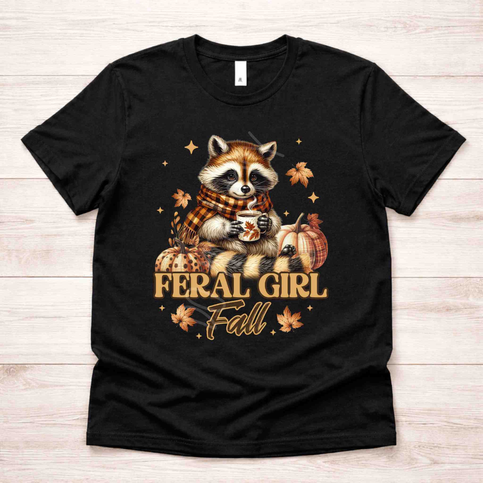 Feral Girl Autumn T-Shirt Becca's Banging Designs