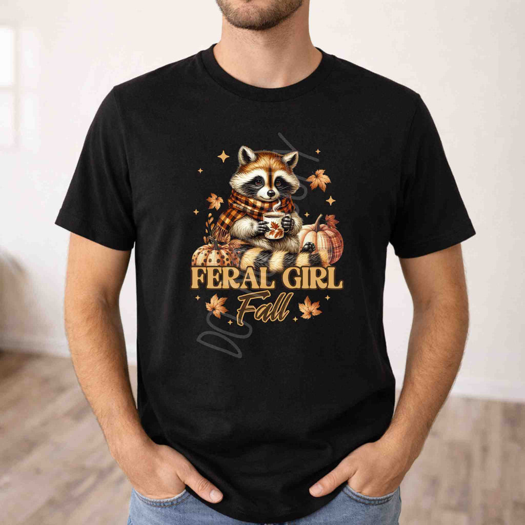 Feral Girl Autumn T-Shirt Becca's Banging Designs