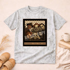 Friends Til The End Horror Villains Tee featuring iconic horror villains on a cozy shirt.