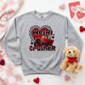 Heart Crusher Youth Sweatshirt - Becca's Banging Designs