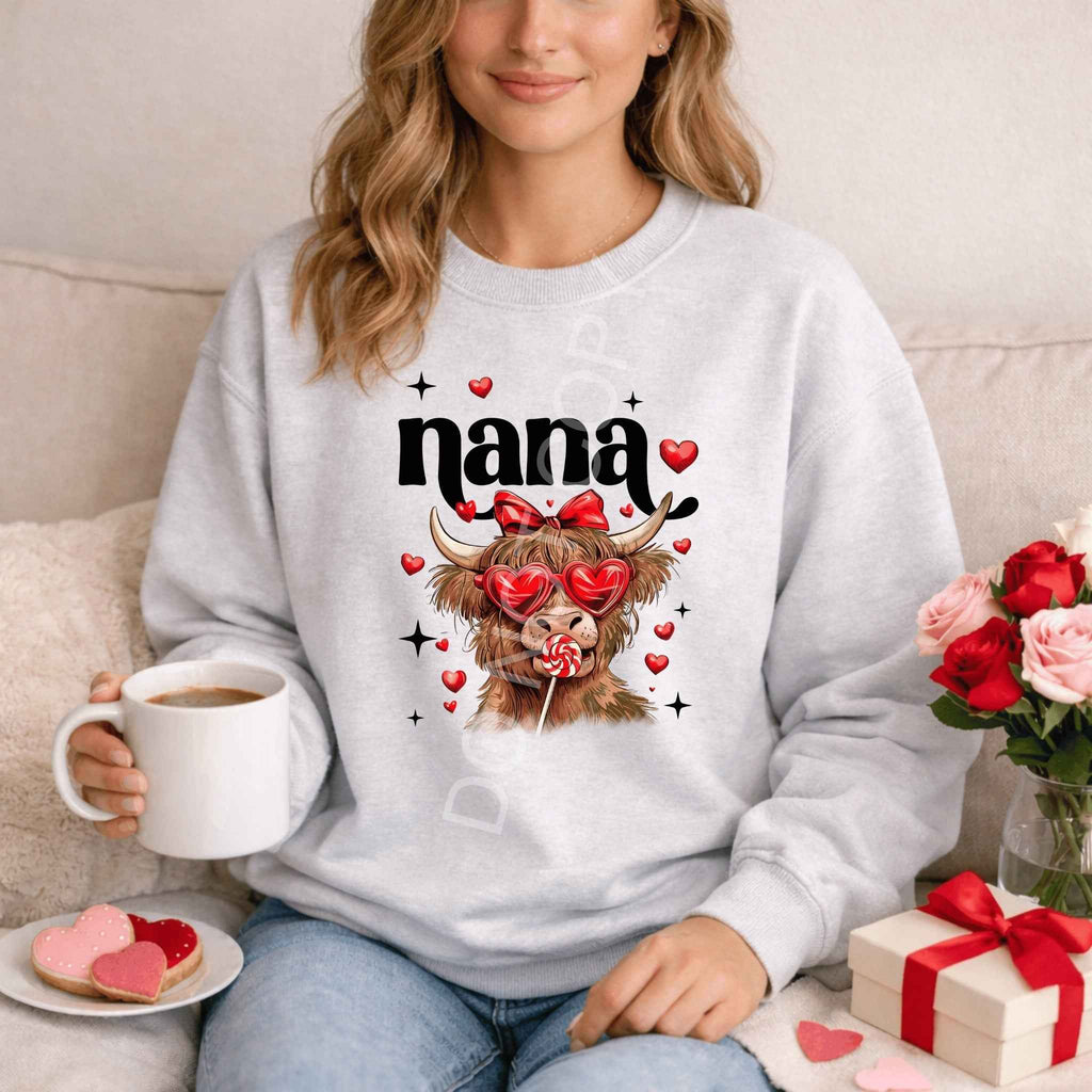 Highland Cow Family Sweatshirt - Becca's Banging Designs