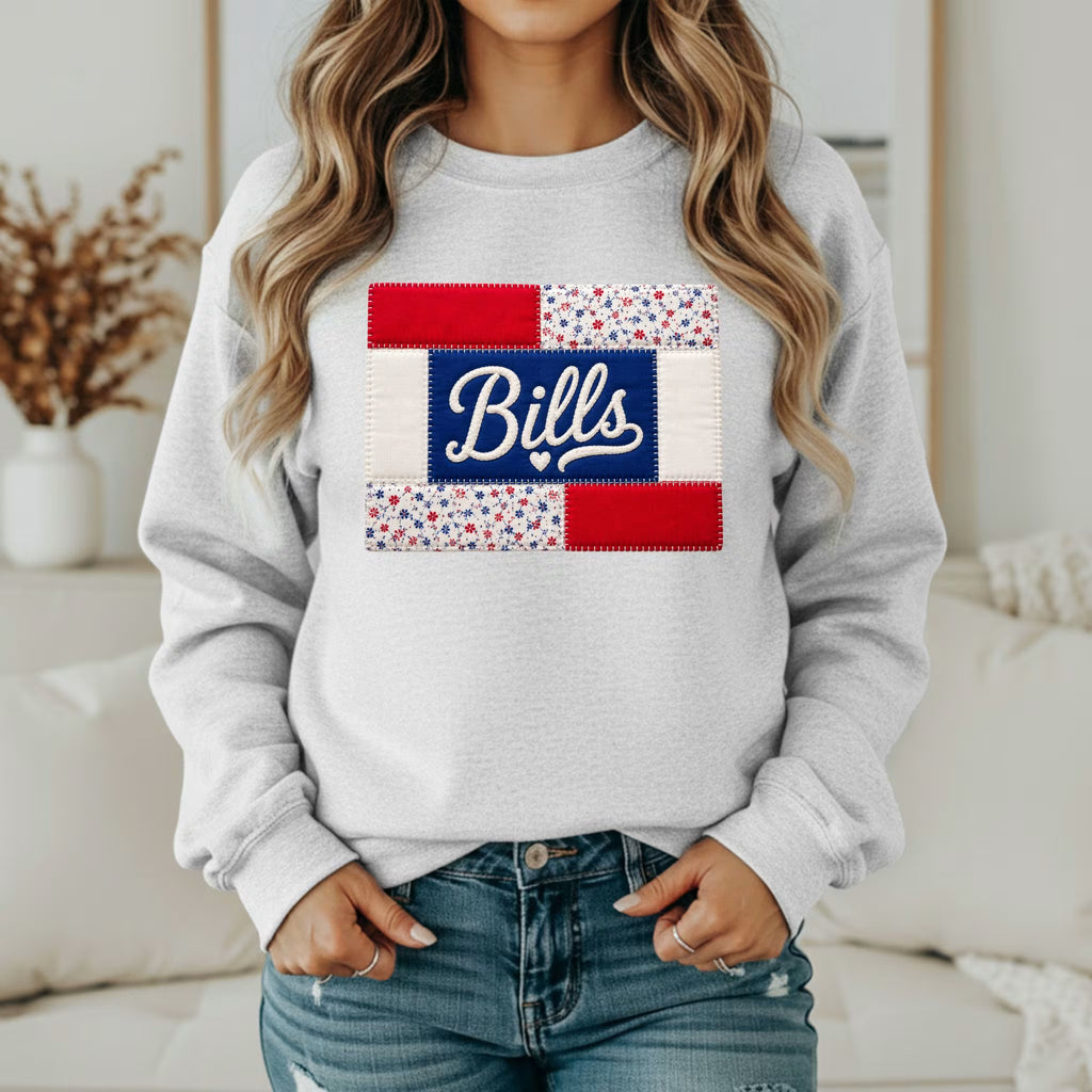 Custom Team Inspired Patchwork Sweatshirt