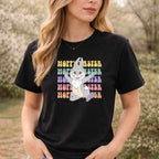 Hoppy Easter Bunny Shirt – Retro Pastel Easter Graphic Tee Becca's Banging Designs