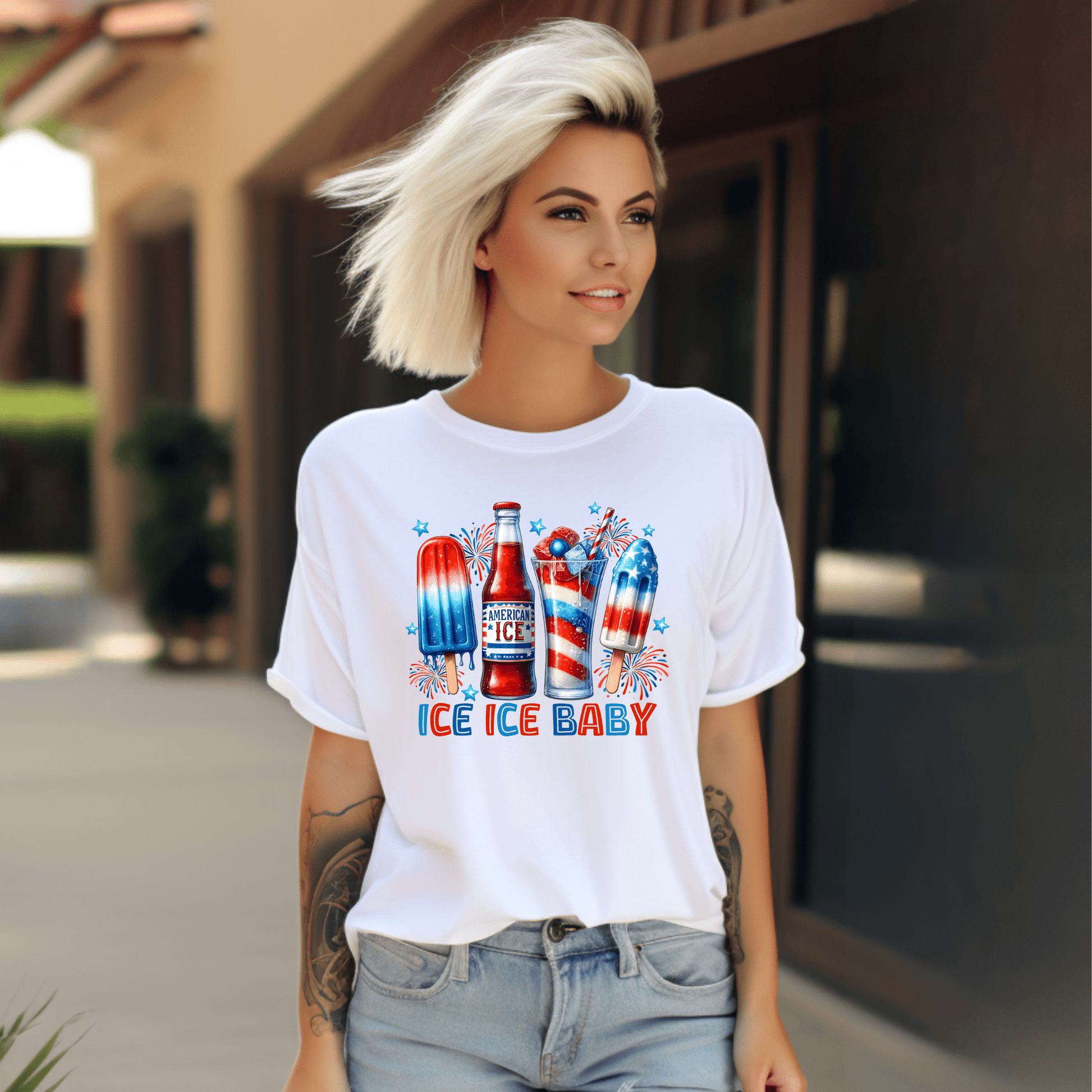 Ice Ice Baby T-Shirt - Becca's Banging Designs