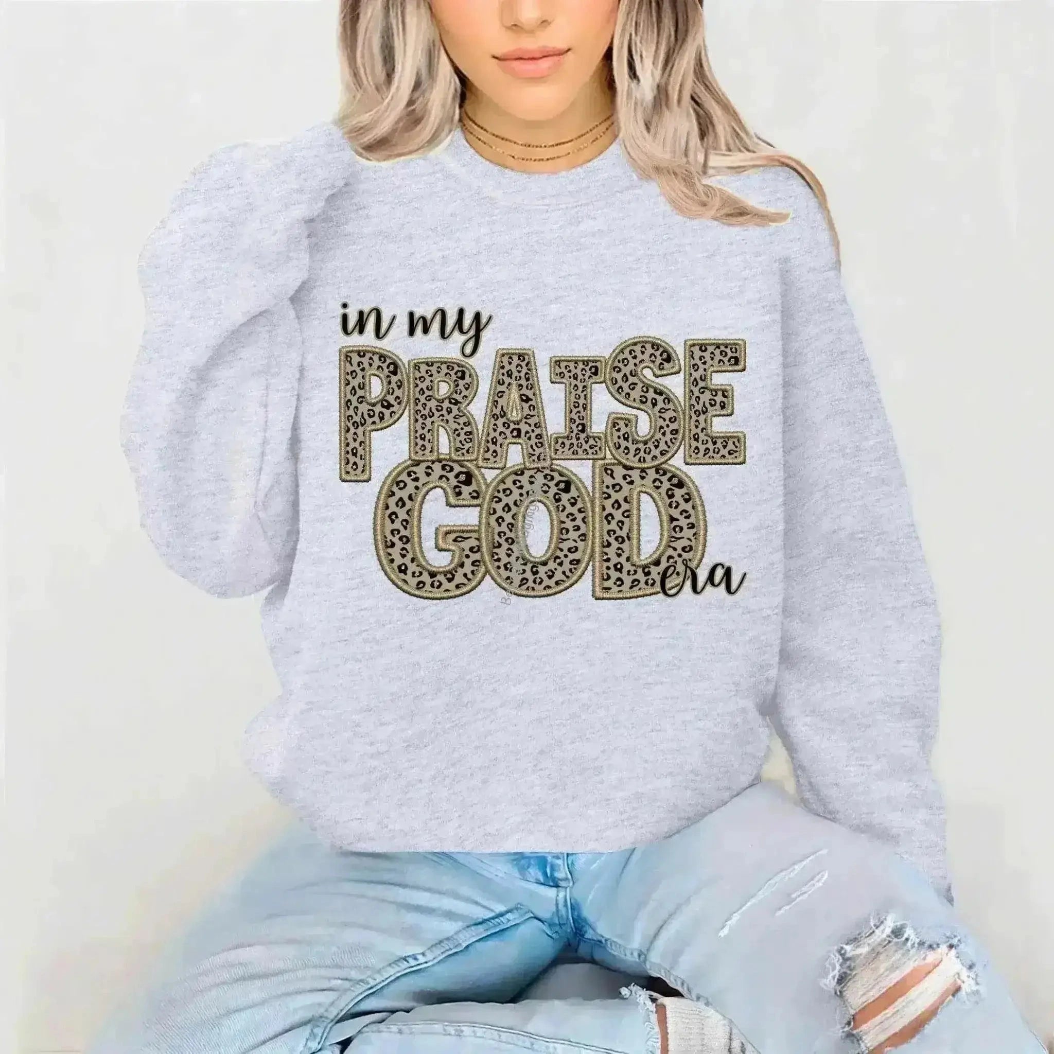 In My Praise God Sweatshirt | Christian Faith Crewneck for Comfort and Inspiration - Becca's Banging Designs