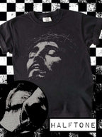 It Is Finished Halftone Jesus Portrait Tee Becca's Banging Designs