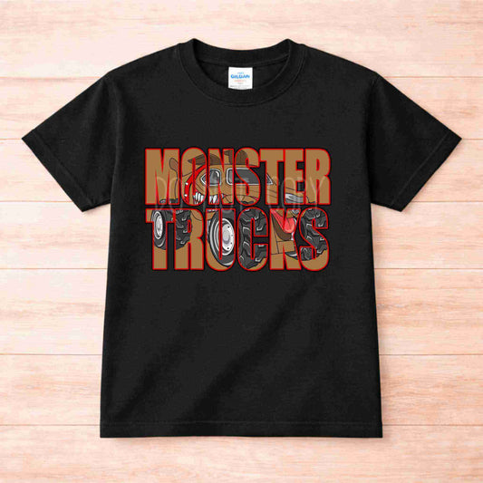 Monster Trucks Youth | T Shirt - Becca's Banging Designs LLC
