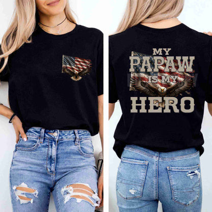 My Hero Shirt – Patriotic Family Gift Tee 🇺🇸 - Becca's Banging Designs LLC