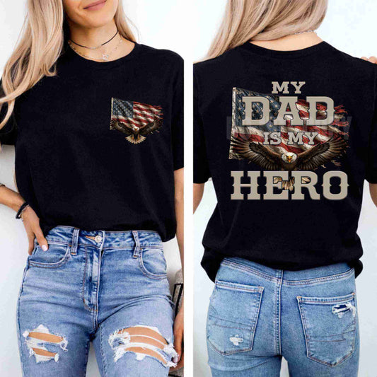My Hero Shirt – Patriotic Family Gift Tee 🇺🇸 - Becca's Banging Designs LLC