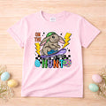 On The Hunt Easter Bunny Shirt – Youth Skateboard Easter Tee Gildan 6400B Becca's Banging Designs