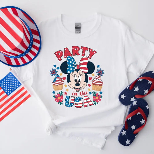 Party in the USA Youth T-Shirt - Becca's Banging Designs