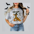 Ruh - Roh Halloween T-Shirt - Hilarious Trick - or - Treat Graphic Tee for Spooktacular Fun - Becca's Banging Designs