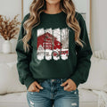 Rustic Red Barn Christmas Sweatshirt – Country Winter Farm Crewneck 🎄🚜❄️ - Becca's Banging Designs