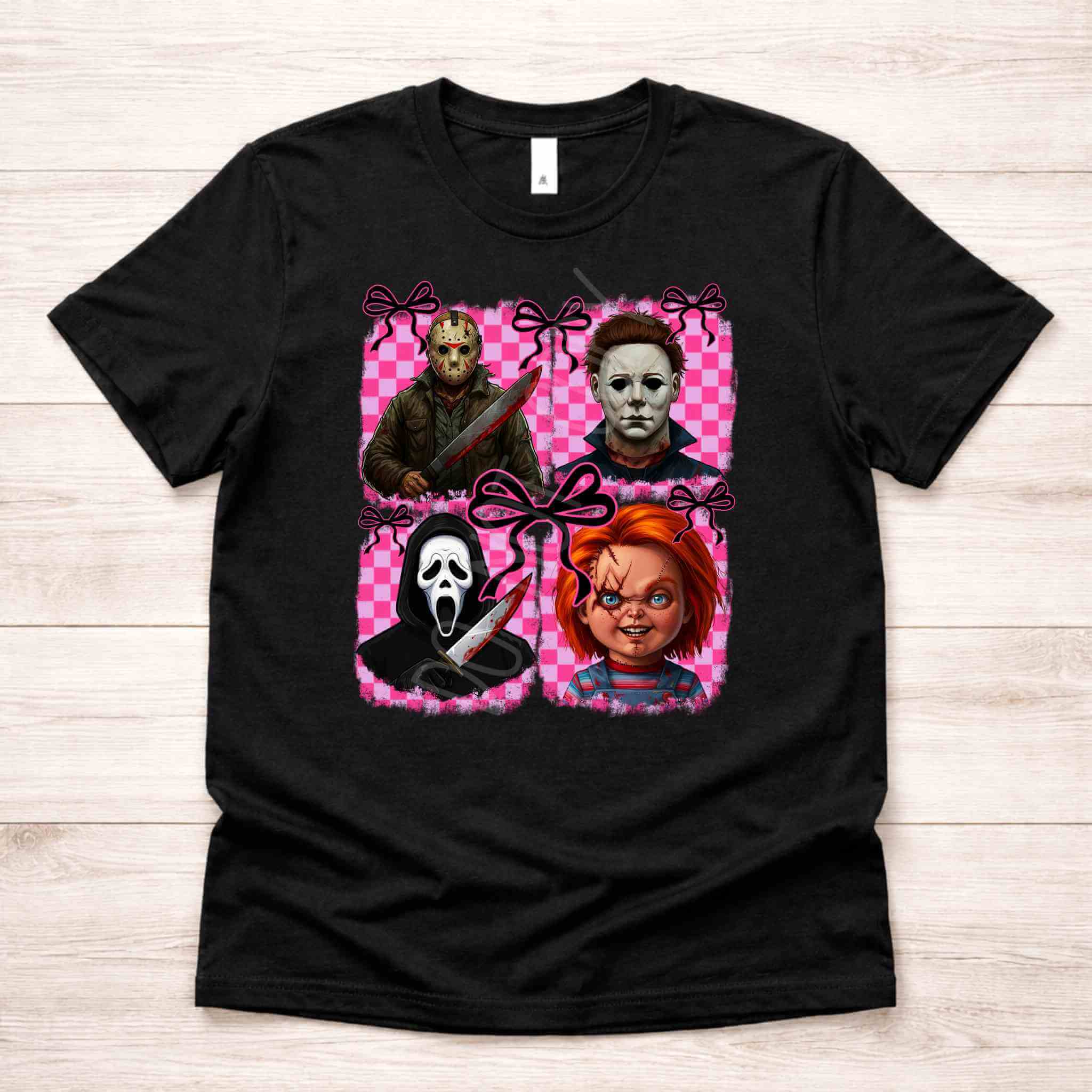 Slasher Horror Icons T-Shirt Becca's Banging Designs