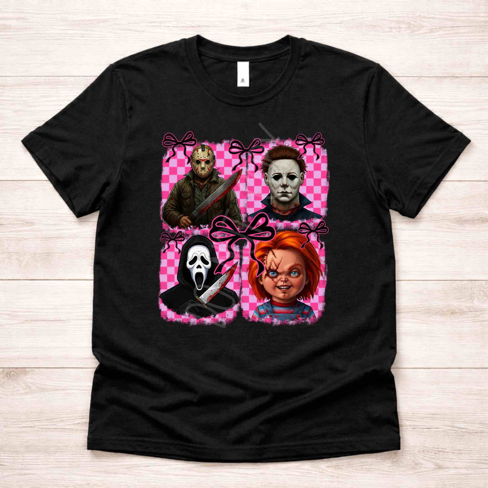 Slasher Horror Icons T-Shirt Becca's Banging Designs