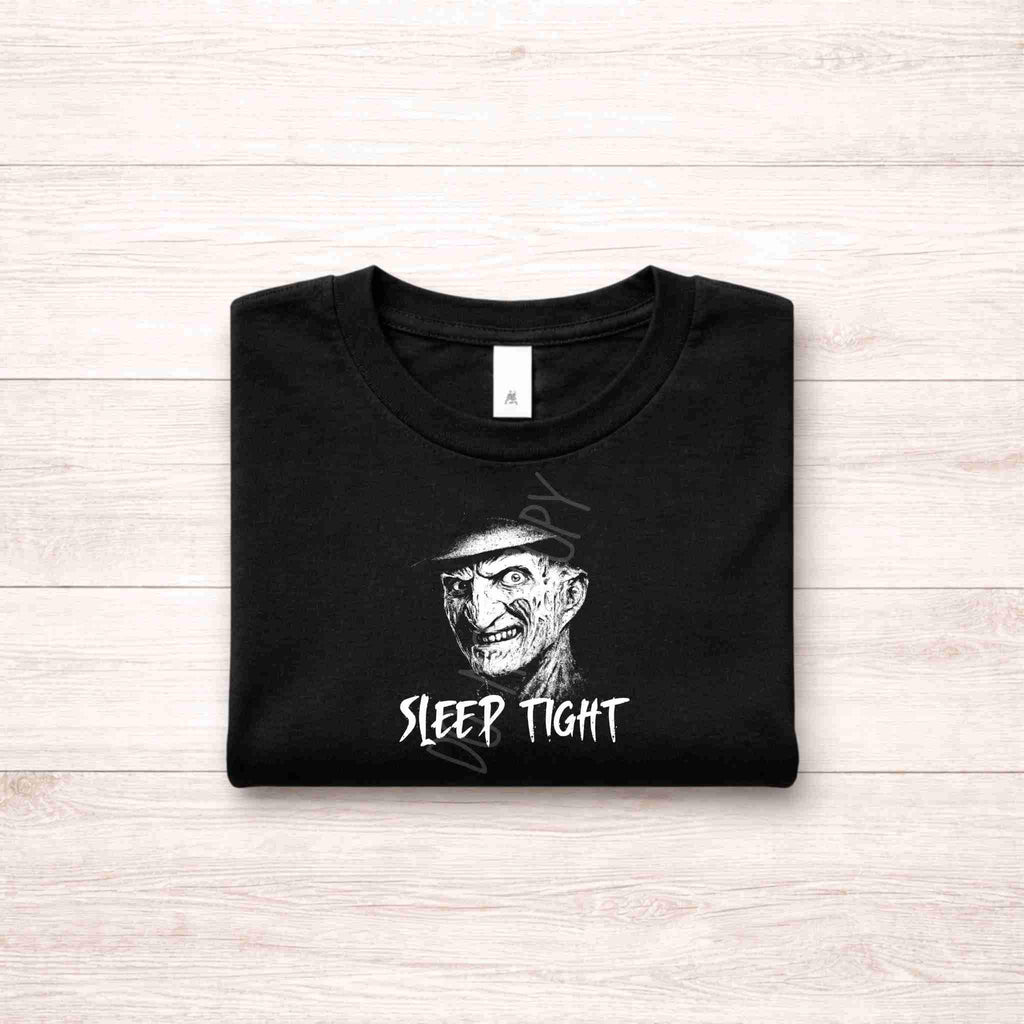 Sleep Tight Horror T-Shirt Becca's Banging Designs