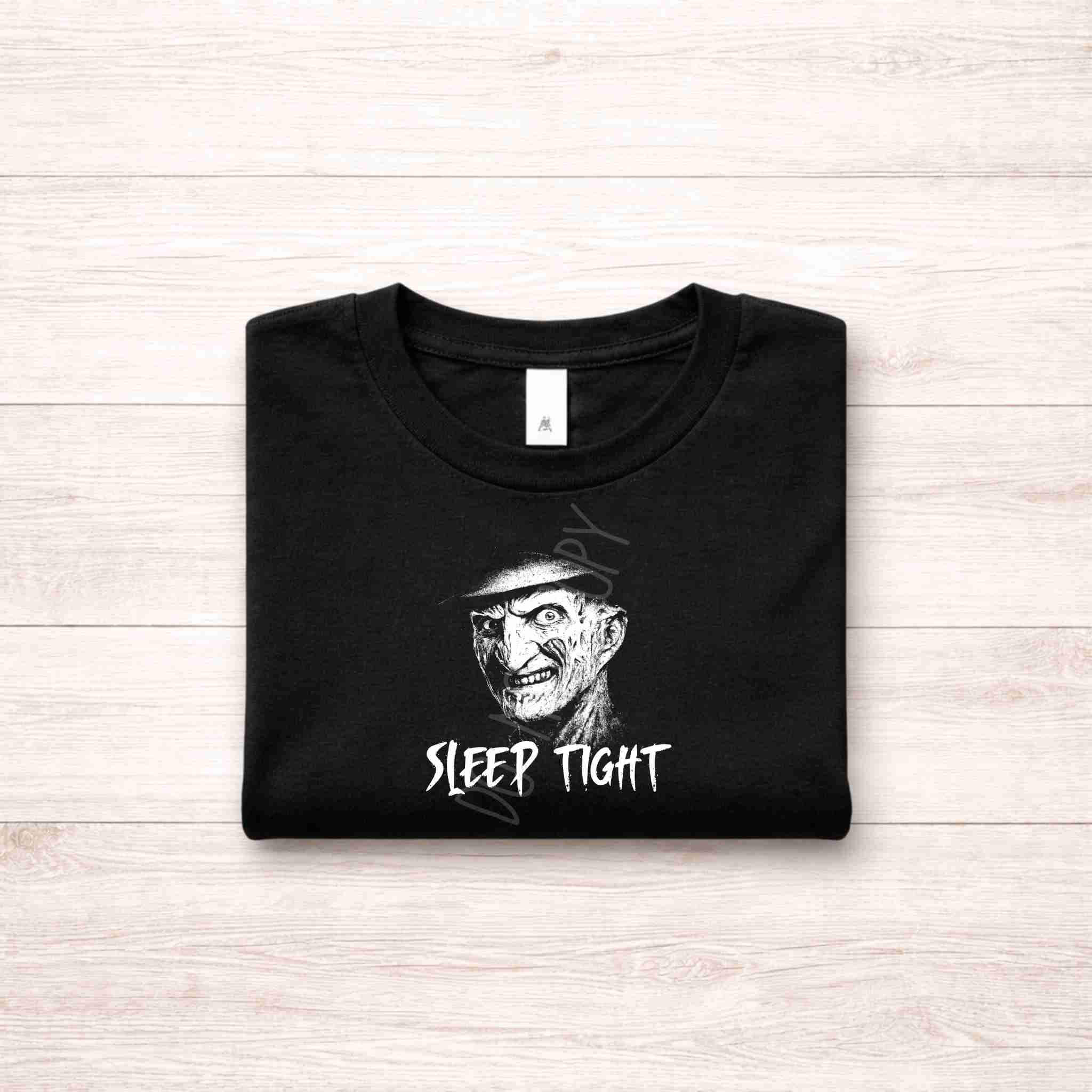 Sleep Tight Horror T-Shirt Becca's Banging Designs