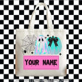 Spooktacular Ghost Tote | Customizable Trick - or - Treat Bag for Kids - Becca's Banging Designs