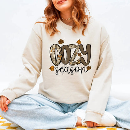 Sweatshirt Cozy Season Camo Sweatshirt