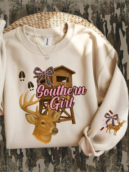 Sweatshirt Southern Girl Hunting Crewneck