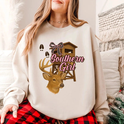 Sweatshirt Southern Girl Hunting Crewneck