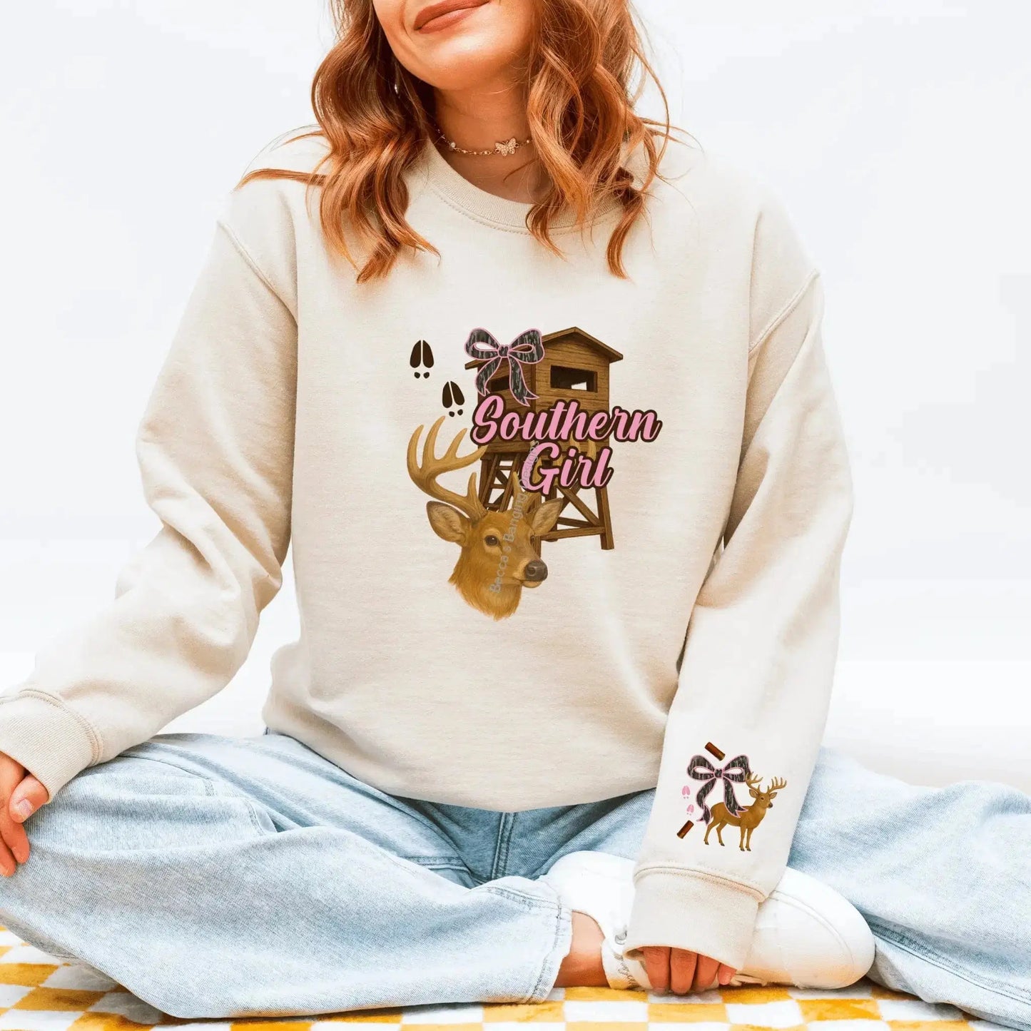Sweatshirt Southern Girl Hunting Crewneck