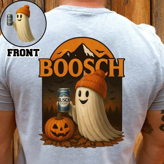 T-Shirt Boosch Ghost T-Shirt | Funny Busch Light Beer Halloween Tee