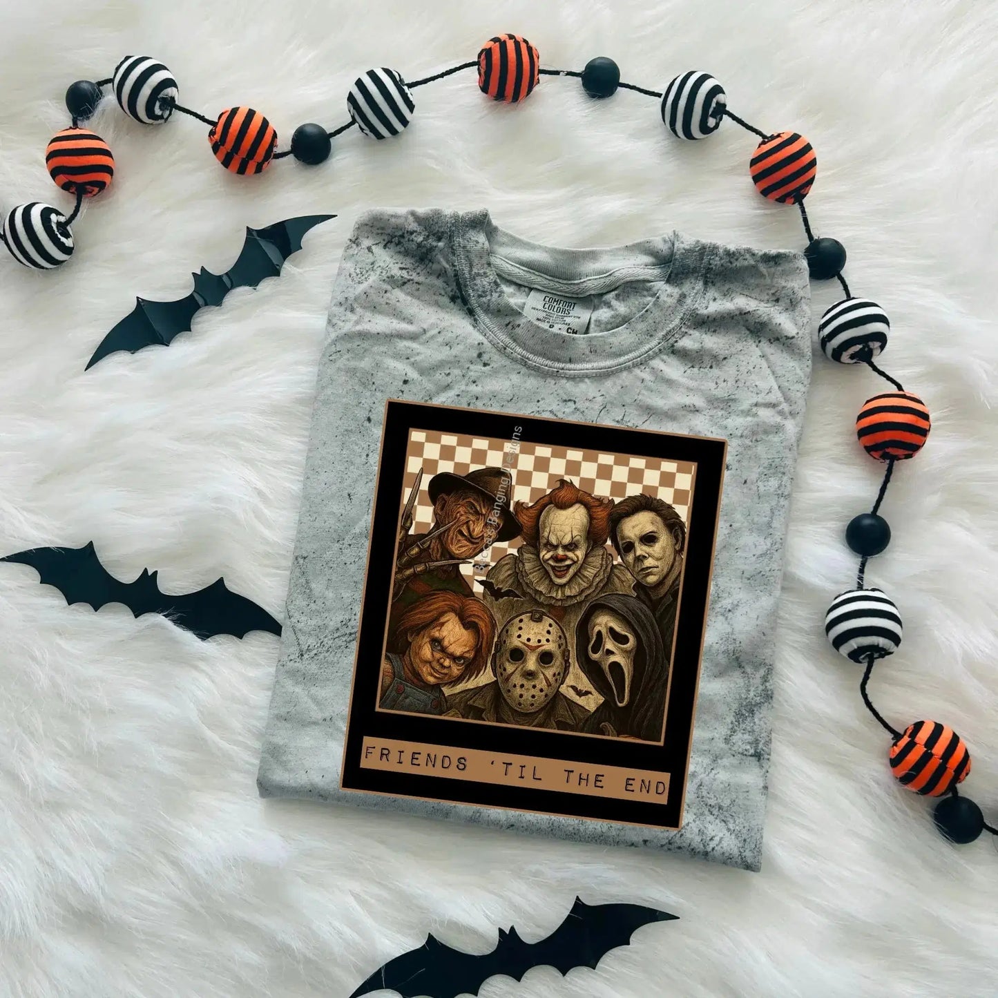 T-Shirt Friends Til The End T-Shirt | Horror Villains Graphic Tee