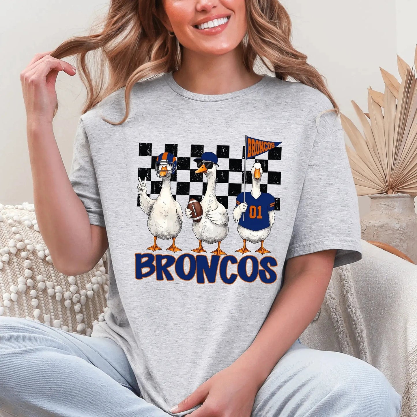 T-Shirt Funny Goose Broncos T-Shirt | Game Day Tee | NFL Spirit Shirt