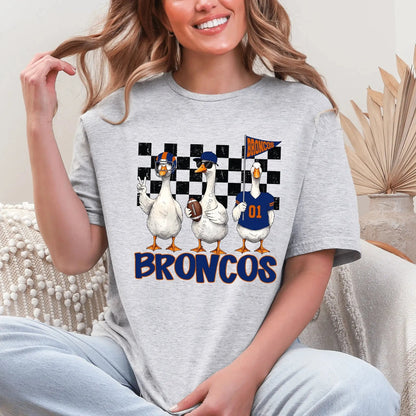 T-Shirt Funny Goose Broncos T-Shirt | Game Day Tee | NFL Spirit Shirt