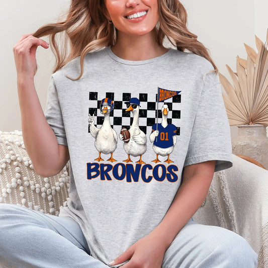 T-Shirt Funny Goose Broncos T-Shirt | Game Day Tee | NFL Spirit Shirt
