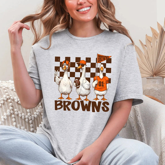T-Shirt Funny Goose Browns T-Shirt | Game Day Tee | NFL Spirit Shirt