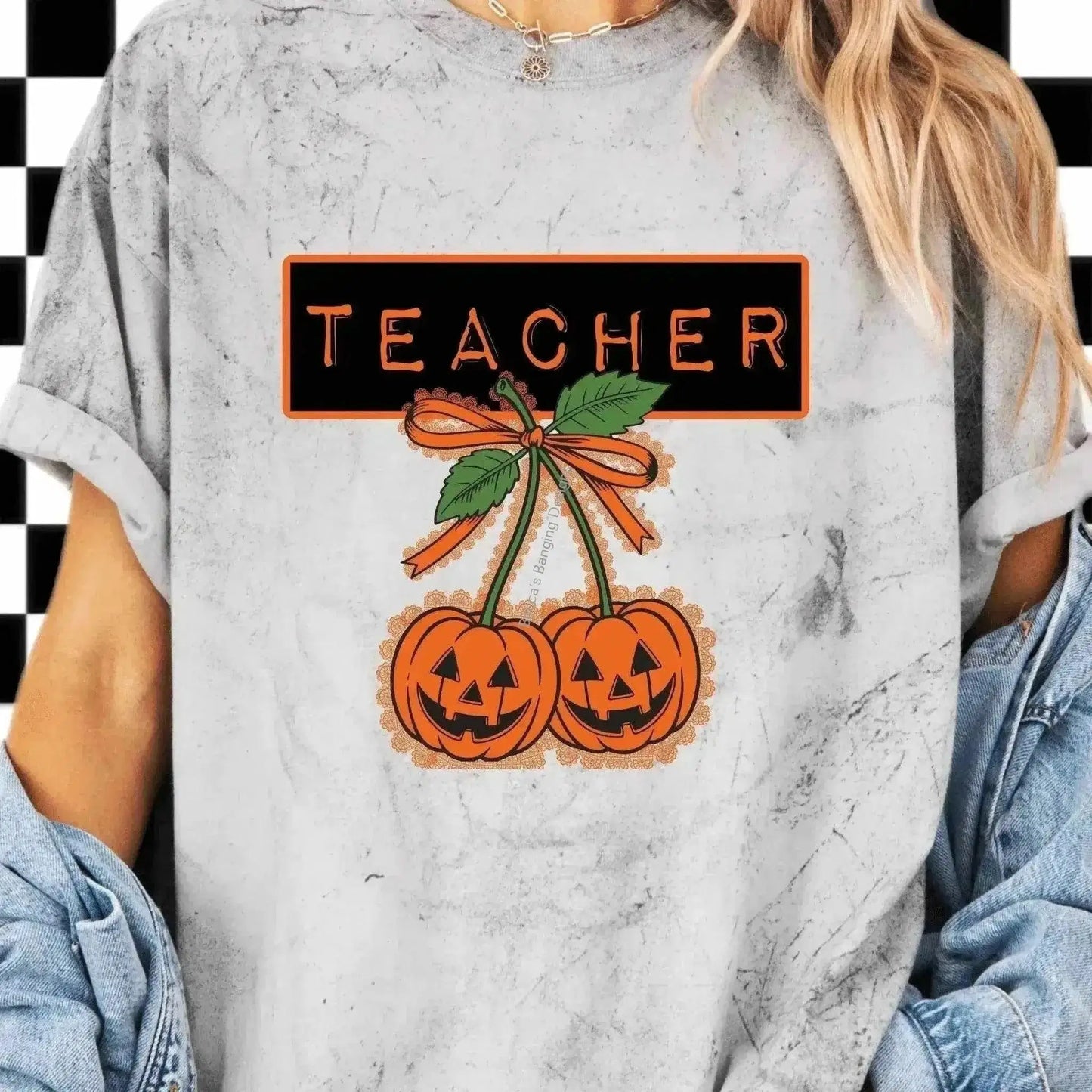 T-Shirt Pumpkin Teacher Shirt | Halloween Teacher T-Shirt with Jack O’Lanterns