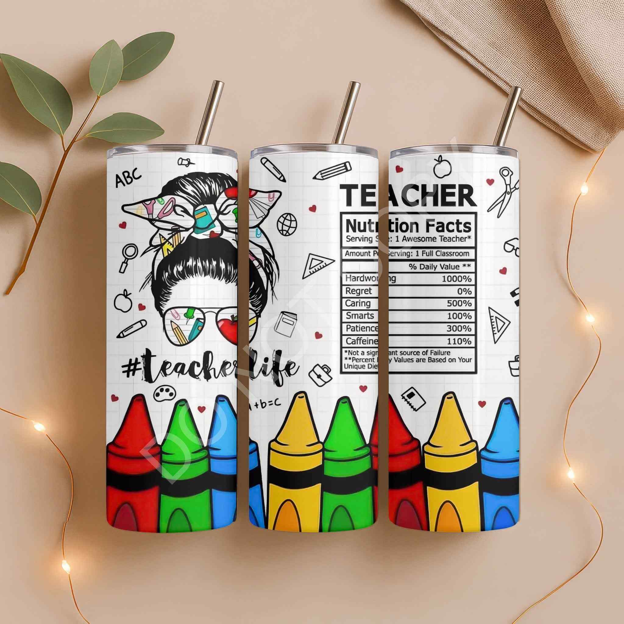 TeacherLife 20oz Tumbler Durable and Stylish