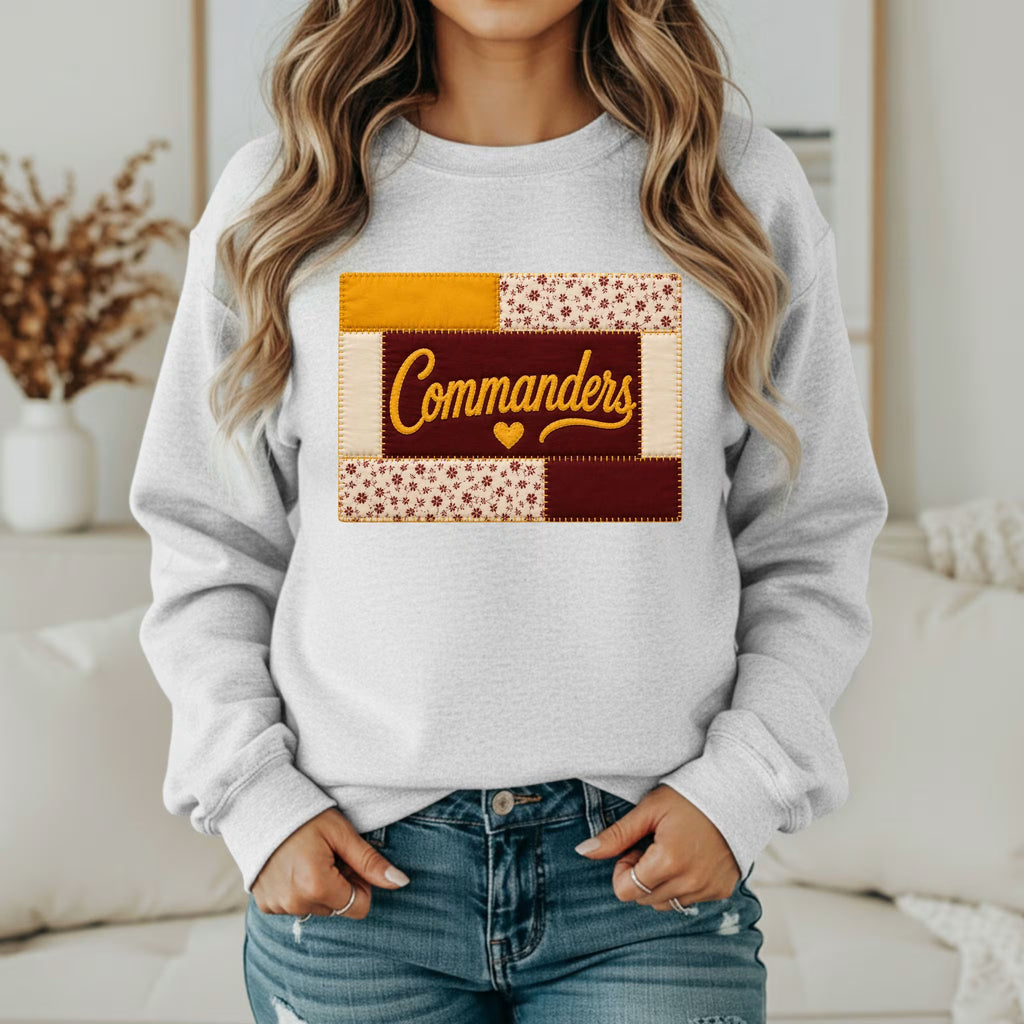 Custom Team Inspired Patchwork Sweatshirt