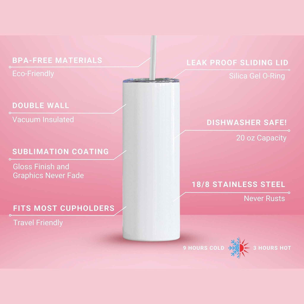 Toddler Mom 20oz Tumbler Durable and Stylish with BPA-free materials, leak-proof lid, dishwasher safe features.