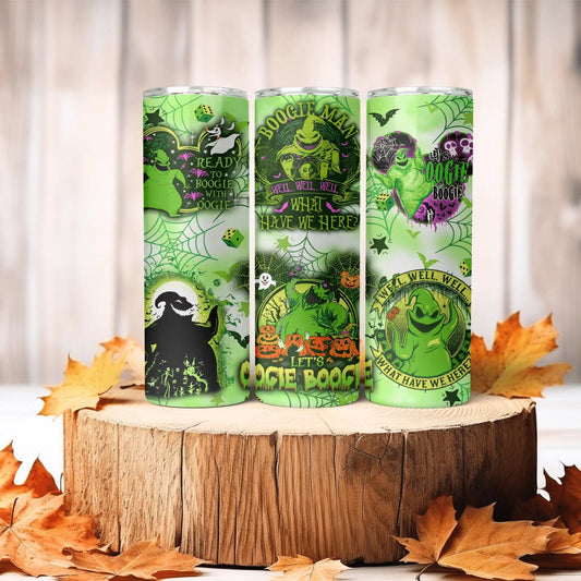 Tumbler Green Oogie Boogie Tumbler | Nightmare Before Christmas Halloween Cup