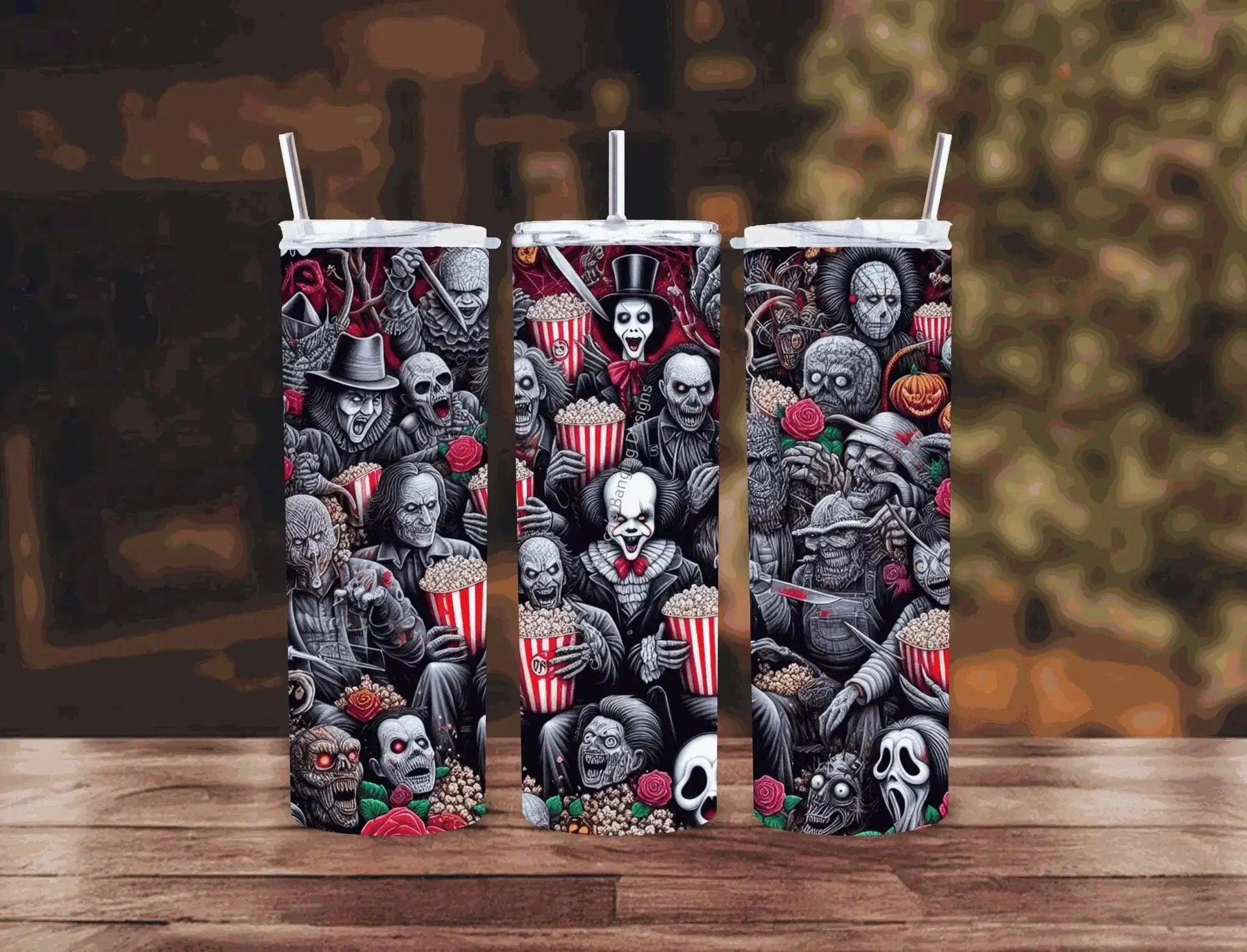 Tumbler Horror Movie Villains Tumbler | Scary Halloween Cup