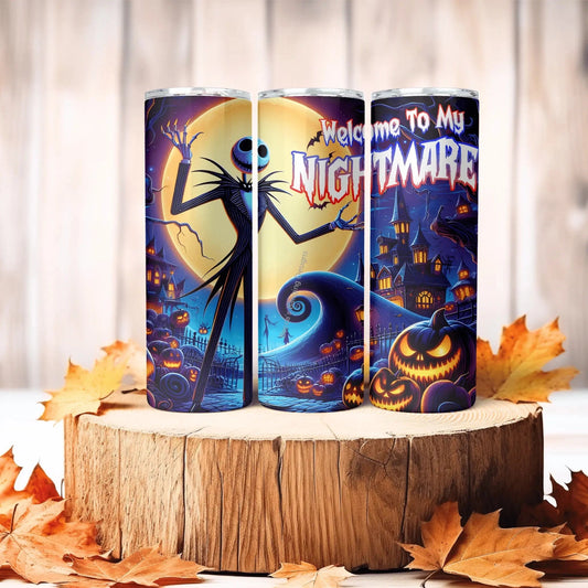 Tumbler Jack Halloween Tumbler for Spooky Nights | Welcome to My Nightmare Cup