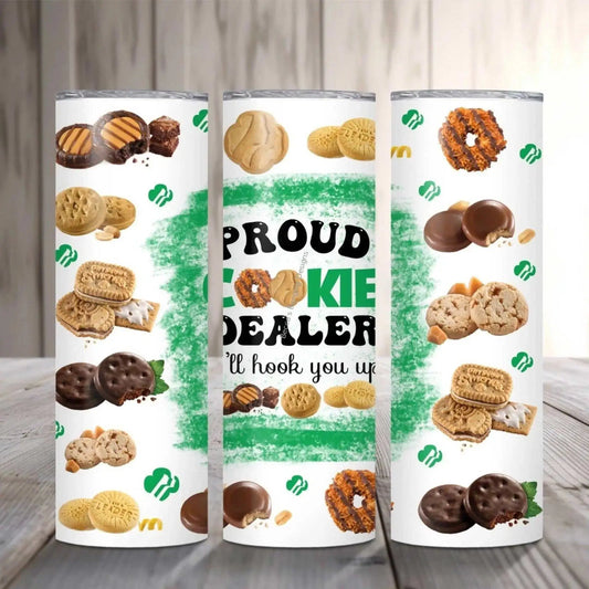 Tumbler Proud Cookie Dealer Tumbler - Fun Cup for Cookie Lovers