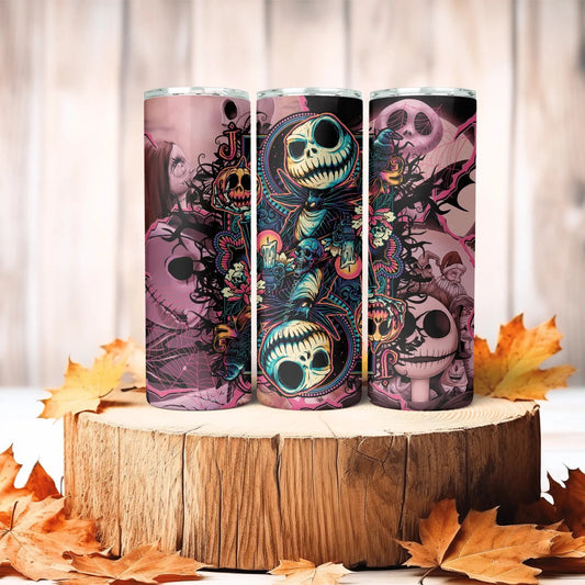 Tumbler Psychedelic Jack Tumbler | Nightmare Before Christmas Halloween Cup
