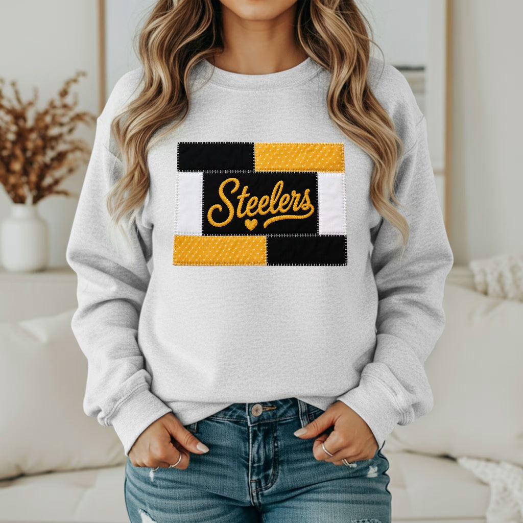 Custom Team Inspired Patchwork Sweatshirt