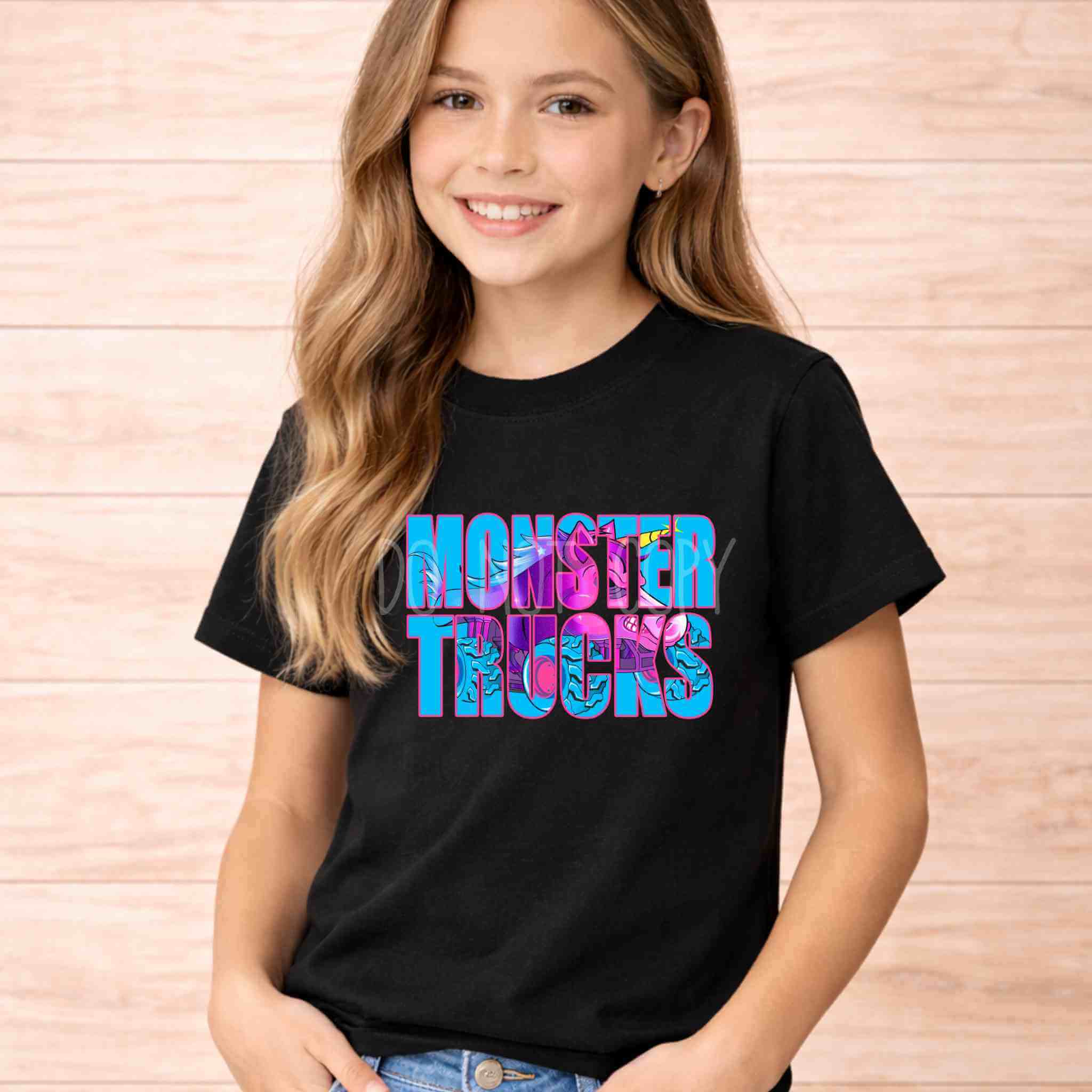 Unicorn Monster Trucks Youth T Shirt Becca's Banging Designs