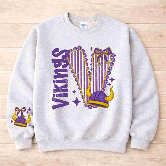 Vikings Spirit | Crewneck - Becca's Banging Designs LLC